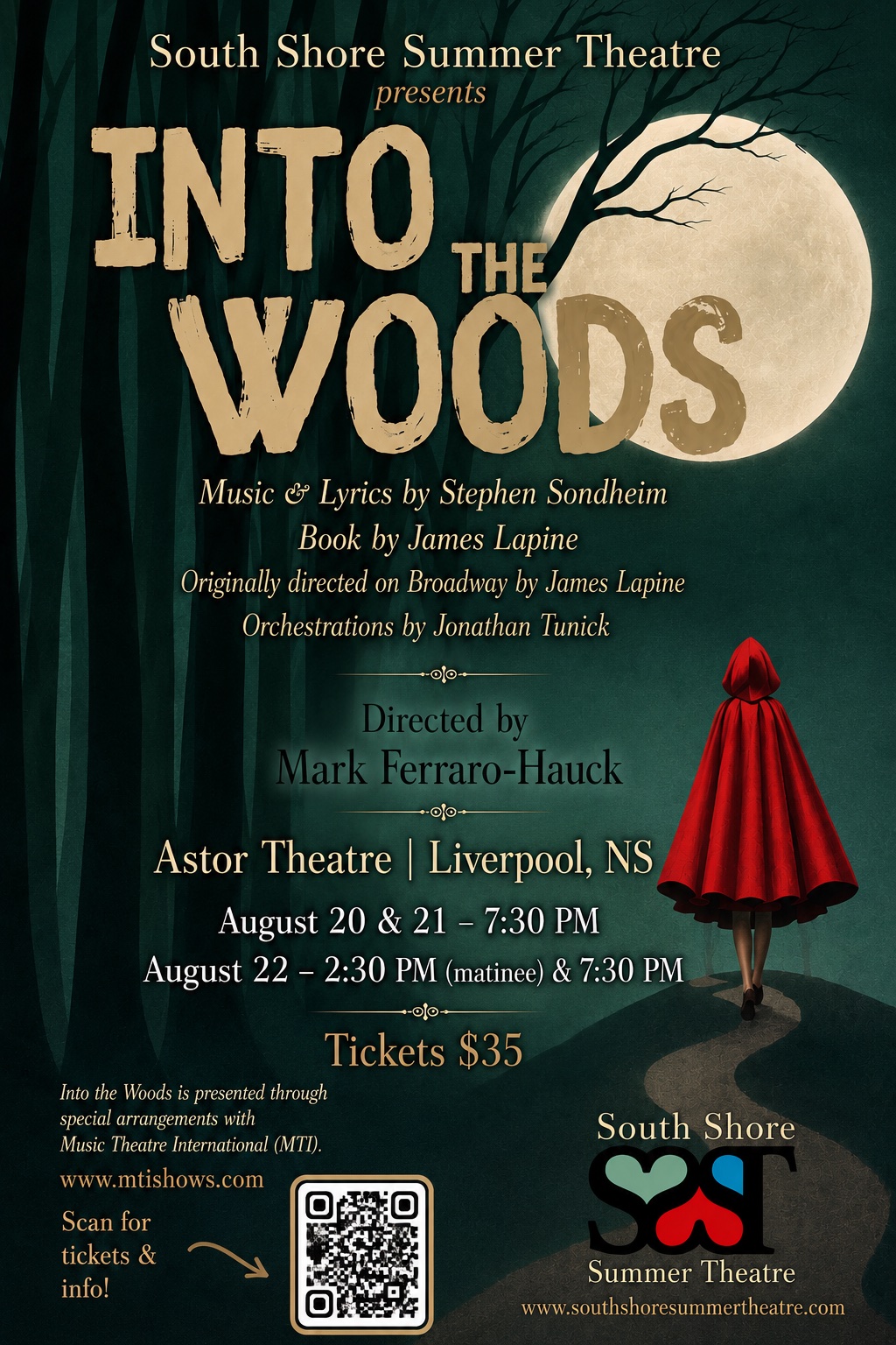 Into the Woods presented by South Shore Summer Theatre