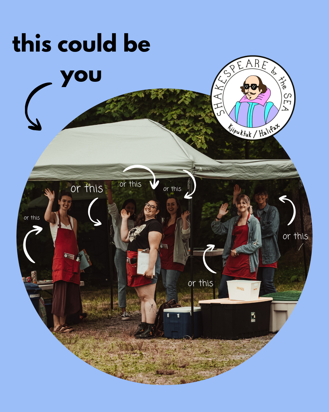 "this could be you" volunteer promotion SBTS